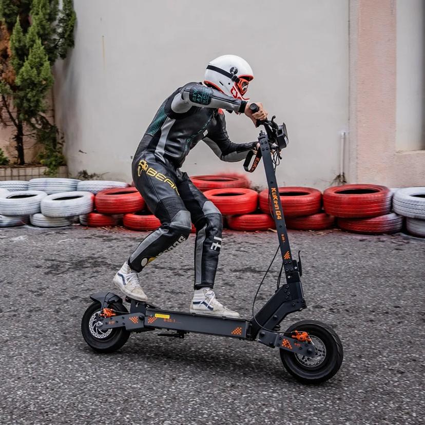 Kukirin G4 en action — pression des pneus